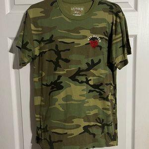 Camo and roses shirt